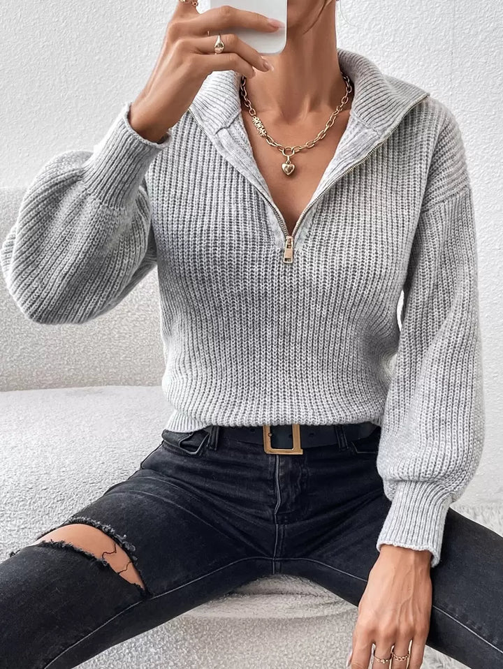 Luna - Serisse Half-Zip Sweater