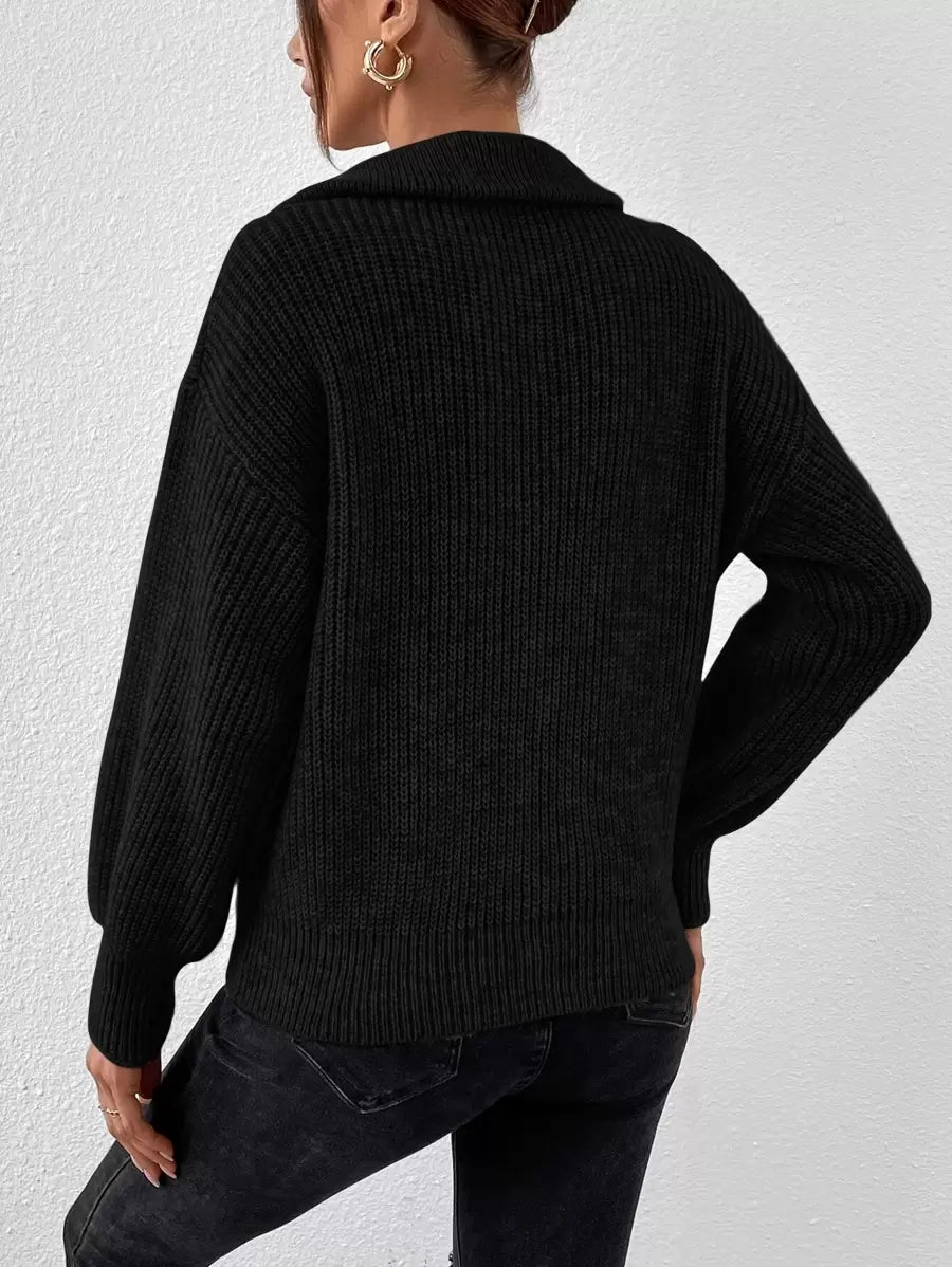 Luna - Serisse Half-Zip Sweater