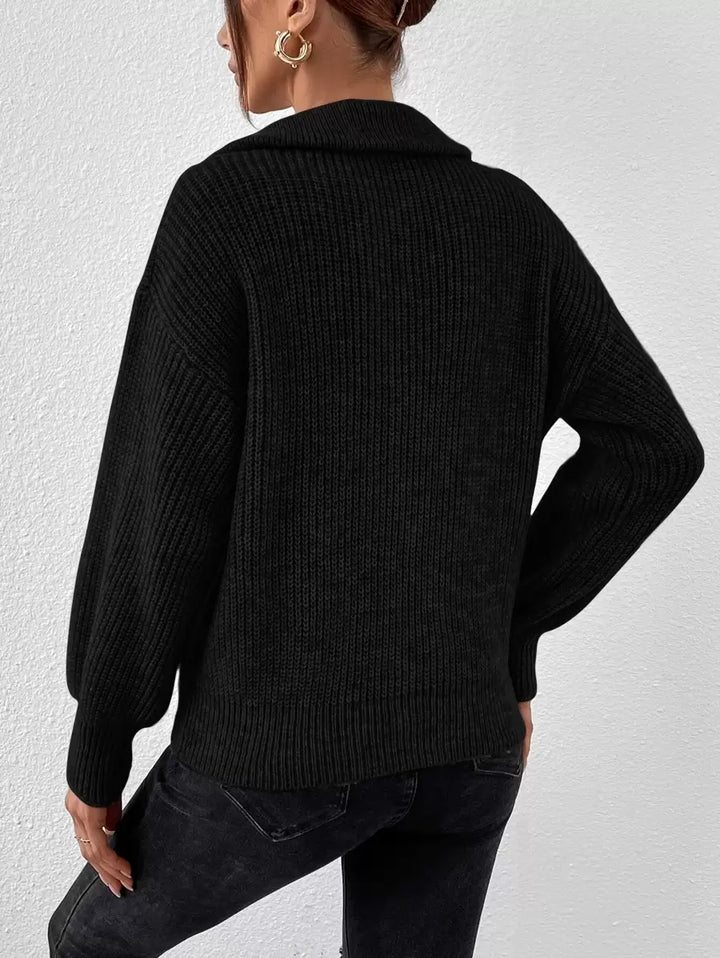 Luna - Serisse Half-Zip Sweater