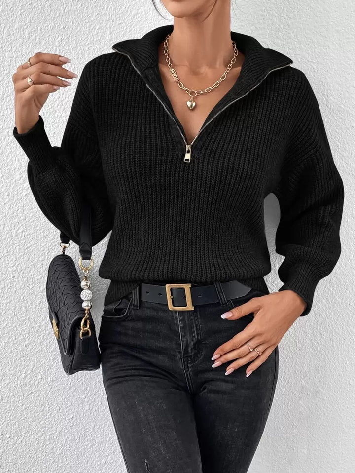 Luna - Serisse Half-Zip Sweater