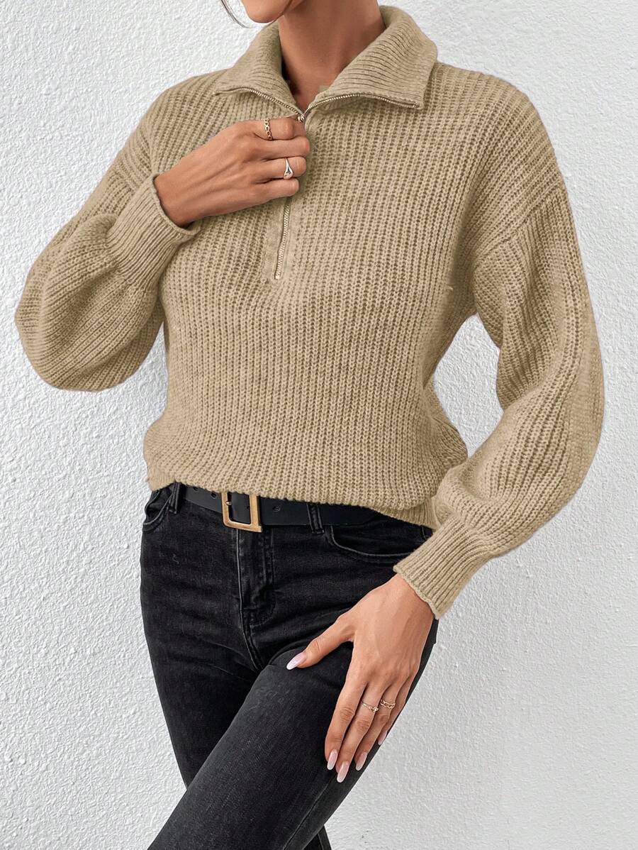 Luna - Serisse Half-Zip Sweater