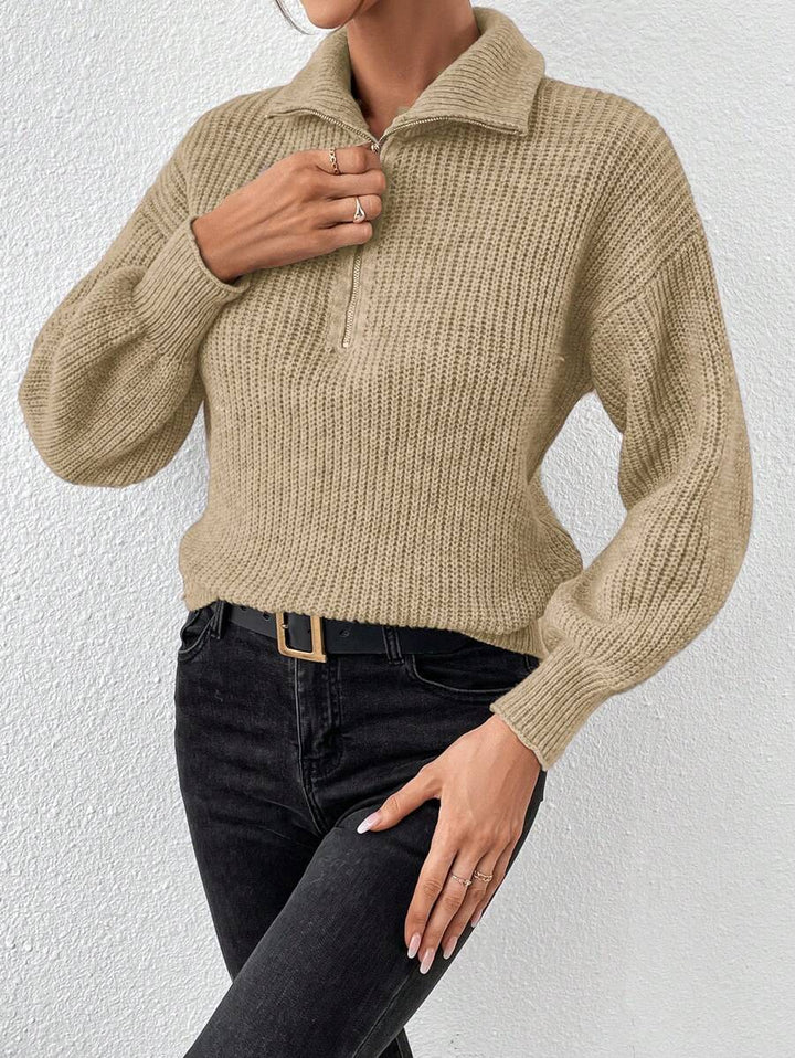 Luna - Serisse Half-Zip Sweater