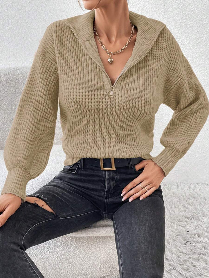 Luna - Serisse Half-Zip Sweater