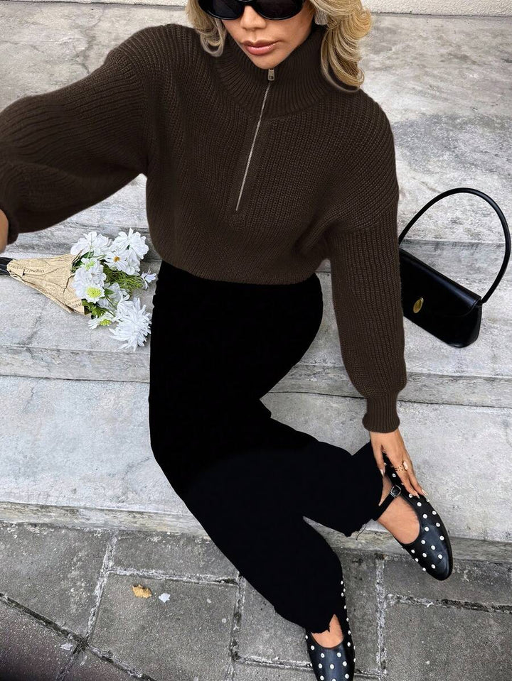 Luna - Serisse Half-Zip Sweater