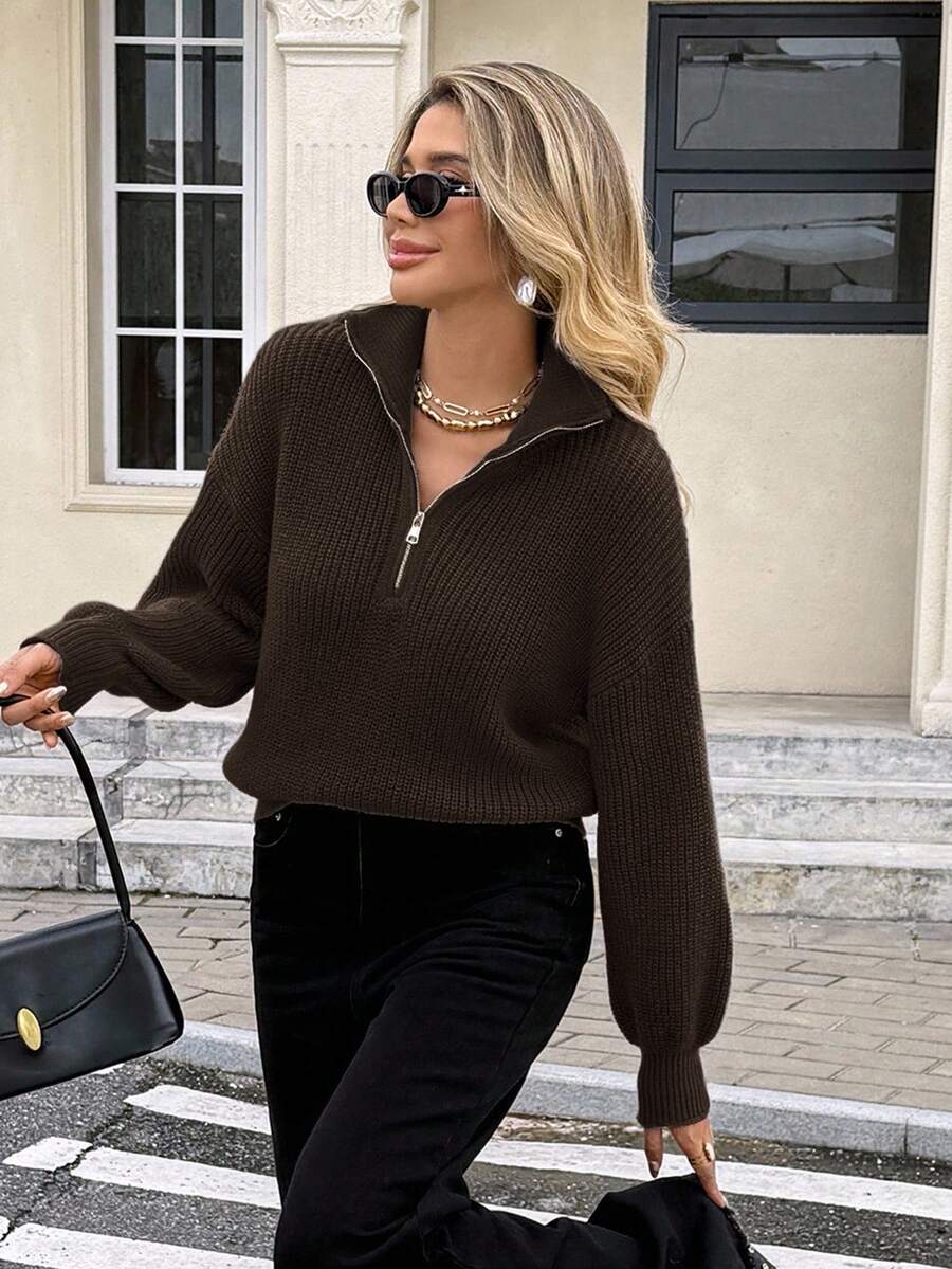 Luna - Serisse Half-Zip Sweater