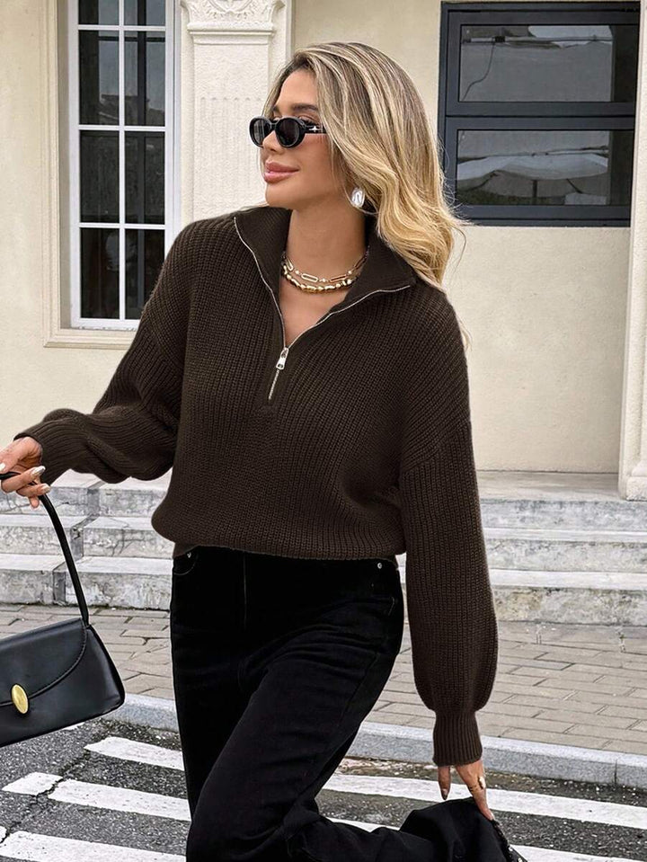 Luna - Serisse Half-Zip Sweater