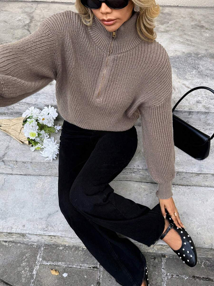 Luna - Serisse Half-Zip Sweater