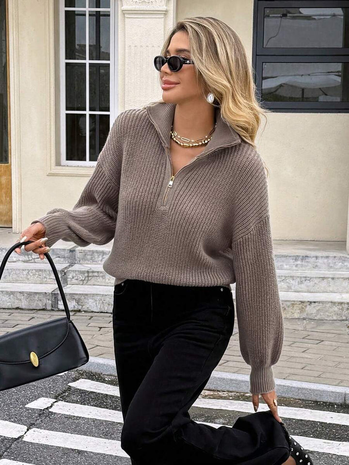 Luna - Serisse Half-Zip Sweater