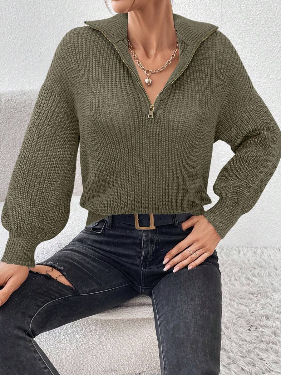 Luna - Serisse Half-Zip Sweater