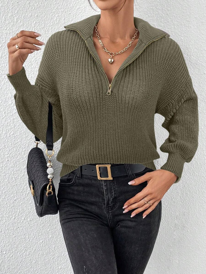 Luna - Serisse Half-Zip Sweater
