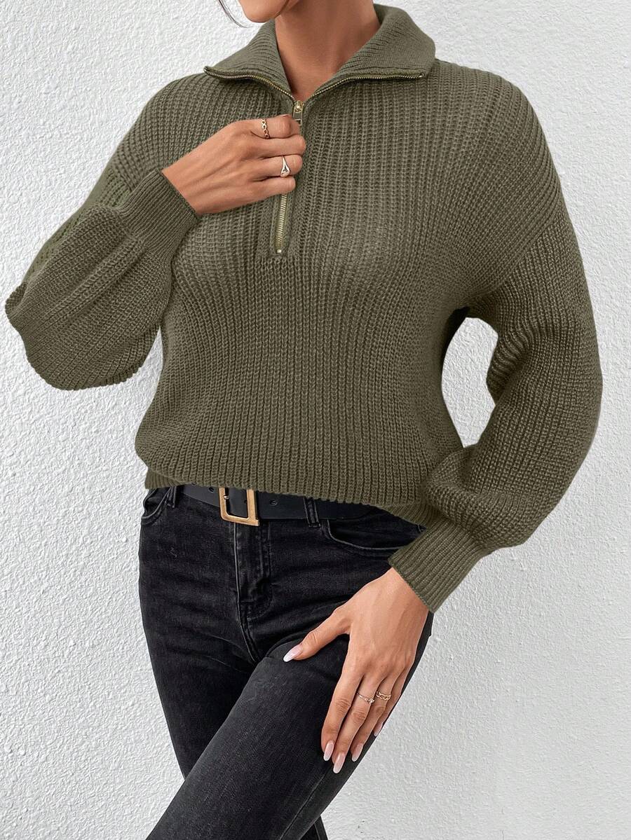 Luna - Serisse Half-Zip Sweater