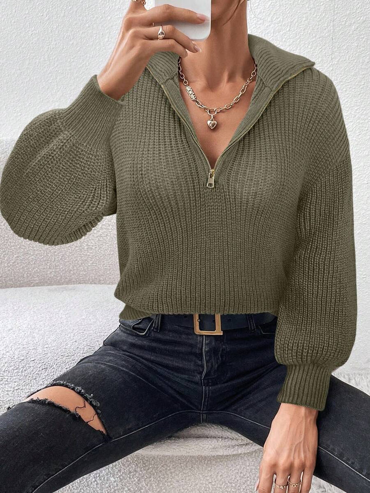 Luna - Serisse Half-Zip Sweater