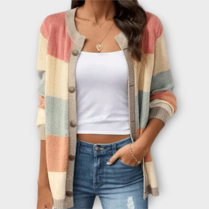 Aurora - Striped Cardigan