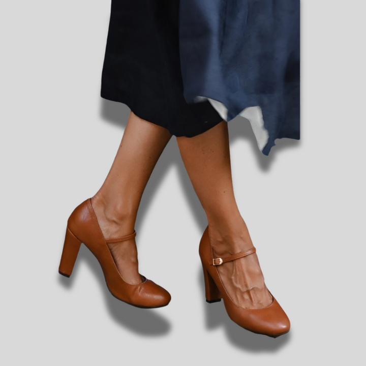 Caella - Low Strap Heels