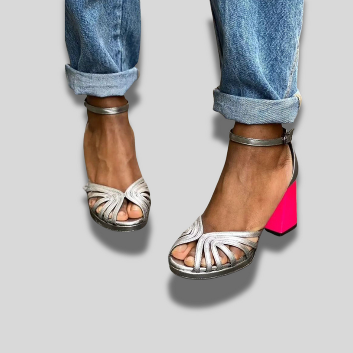 Naelle - Shiny Thick Heels