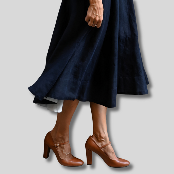 Caella - Low Strap Heels