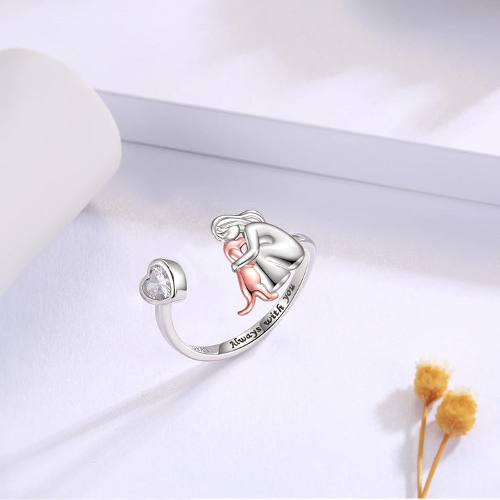 Dog Icon Ring (Rose Edition)