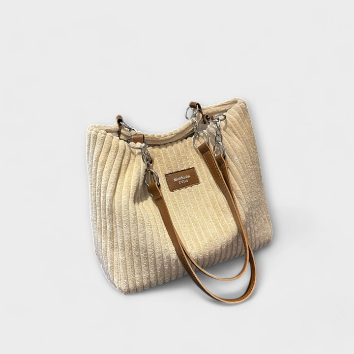 Aurora - Soft Cord Shoulder Bag