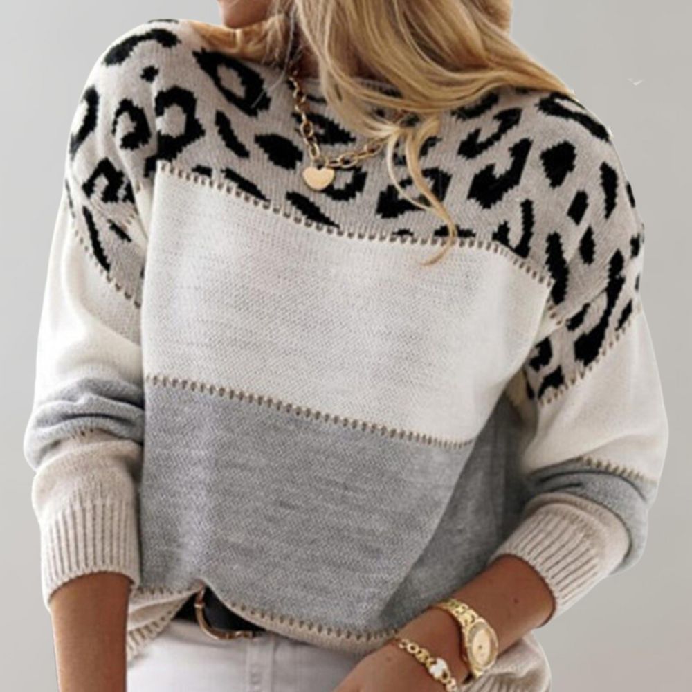 Maison Valmont | Elegant Leopard Sweater