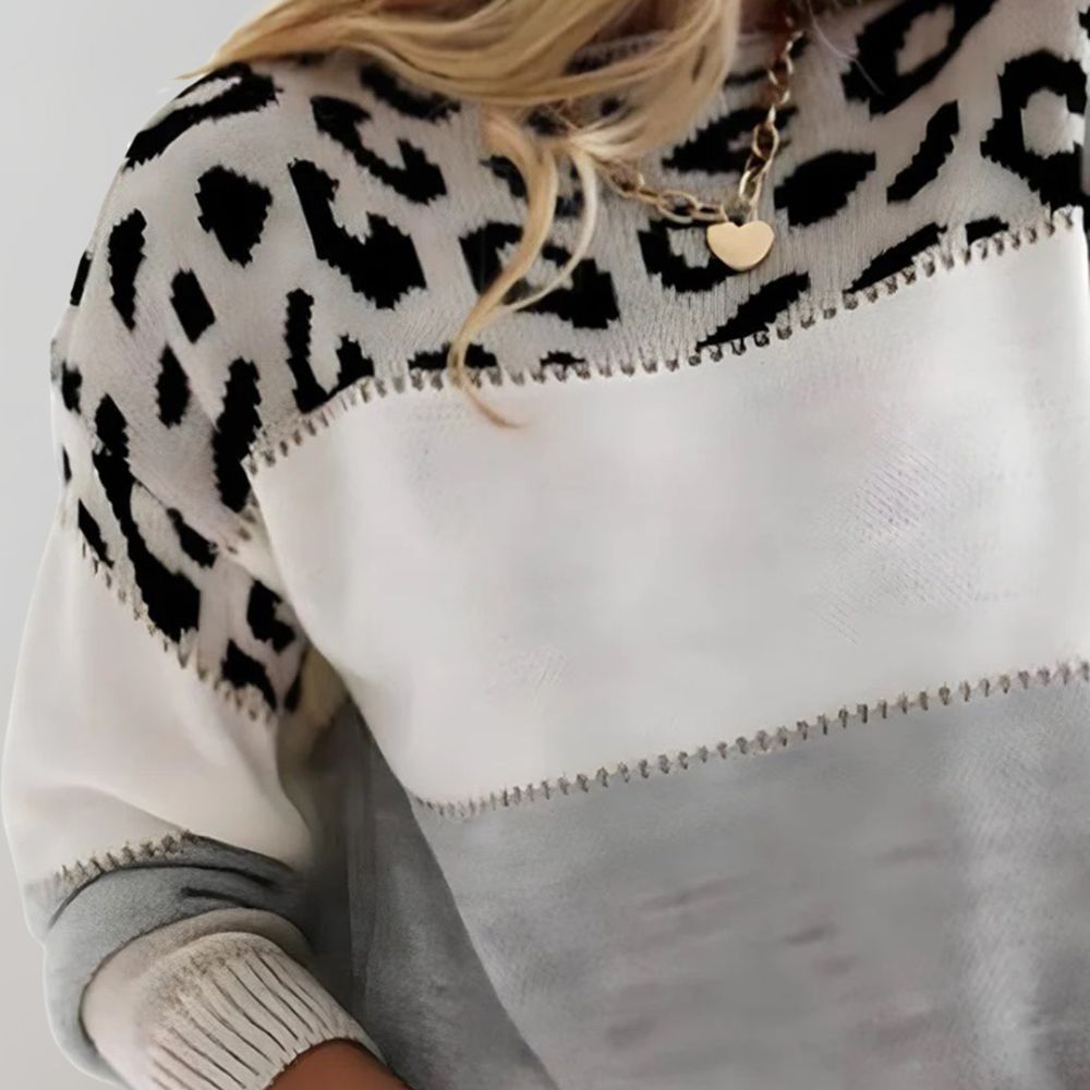 Maison Valmont | Elegant Leopard Sweater