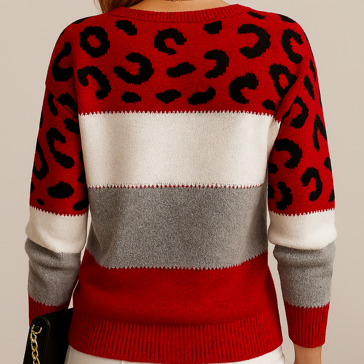 Maison Valmont | Elegant Leopard Sweater