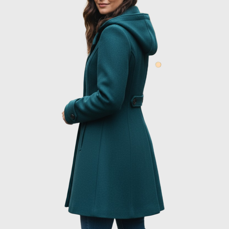 Bella - Elegant Hooded Coat