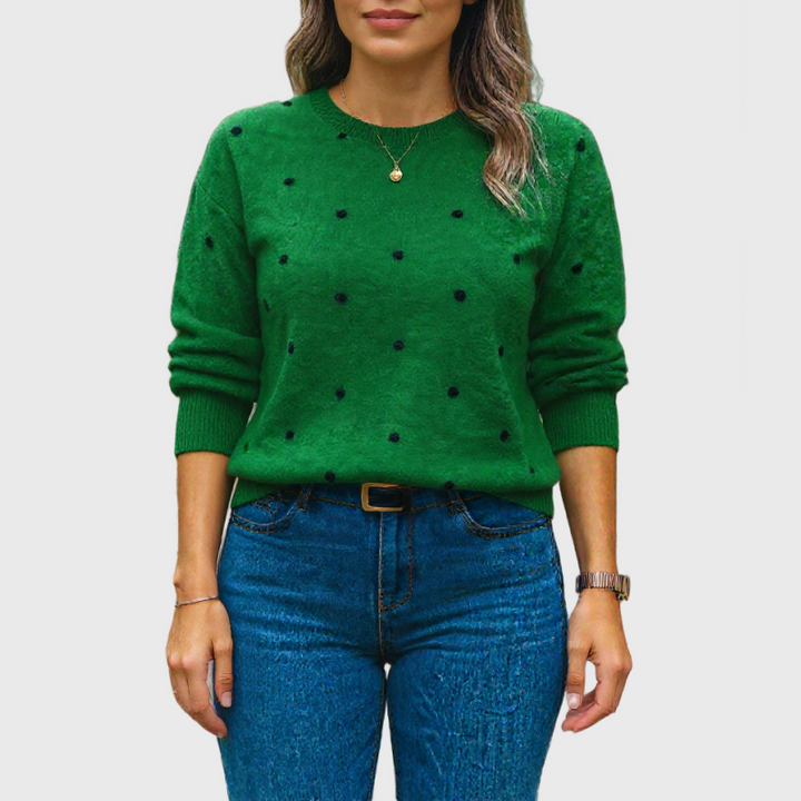 Ava – Long-Sleeve Knit Sweater