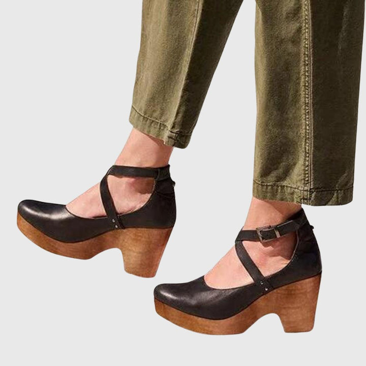 Ruby - Cross Strap Heels