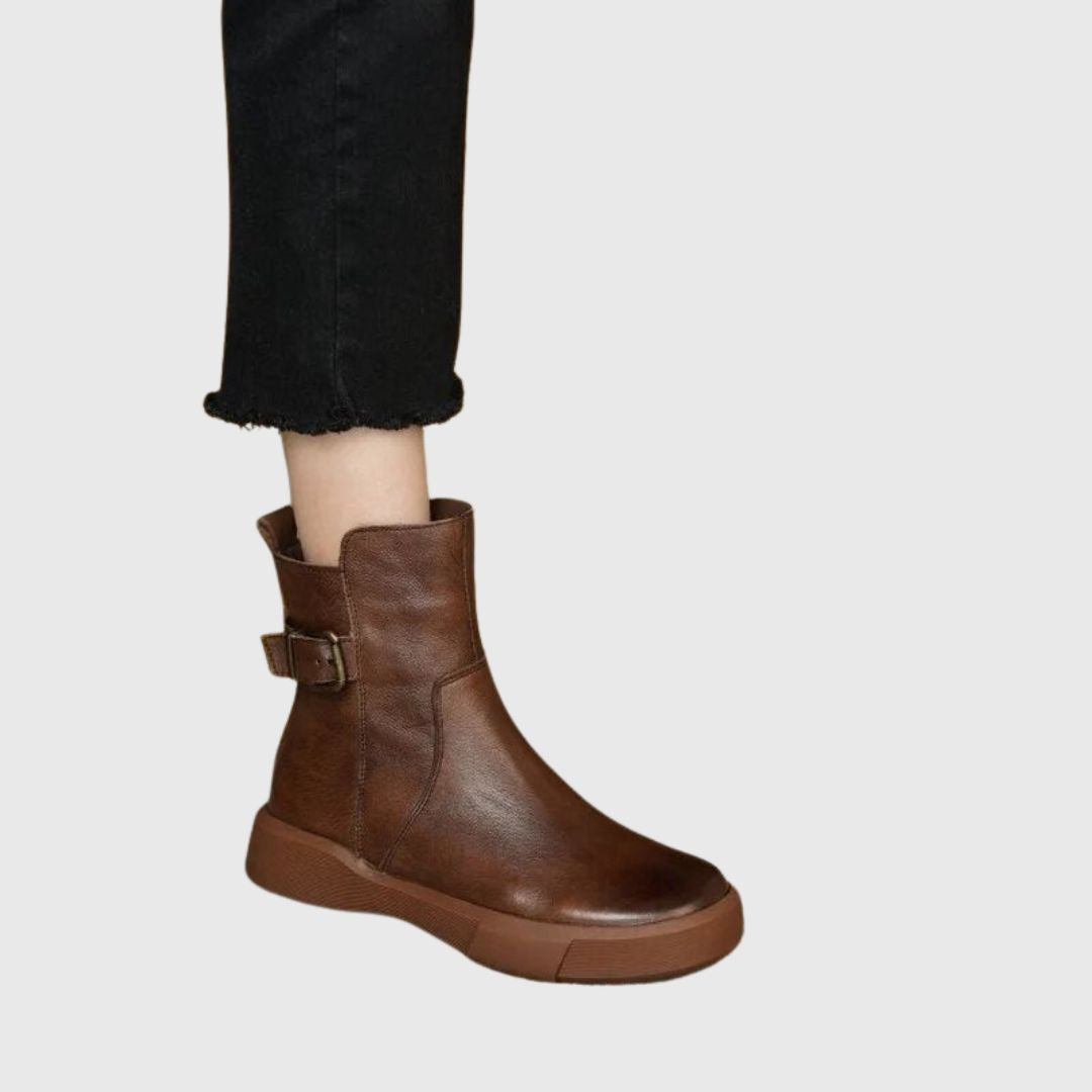 Madison - Buckle Ankle Boots