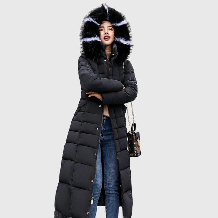 Grace - Belted Long Puffer Coat