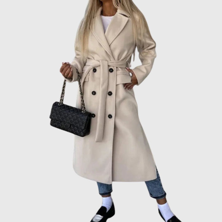 Addison - Classic Long Trench Coat