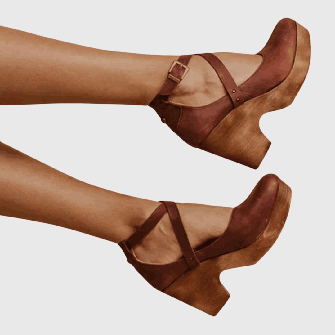 Ruby - Cross Strap Heels