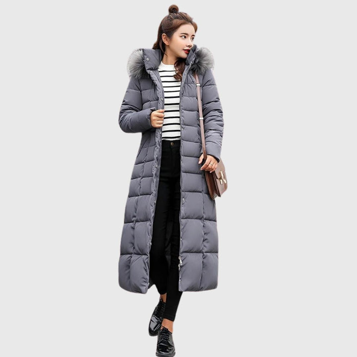 Grace - Belted Long Puffer Coat
