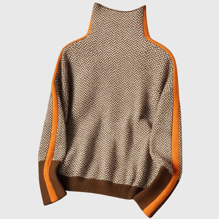 Martina - High Collar Pullover