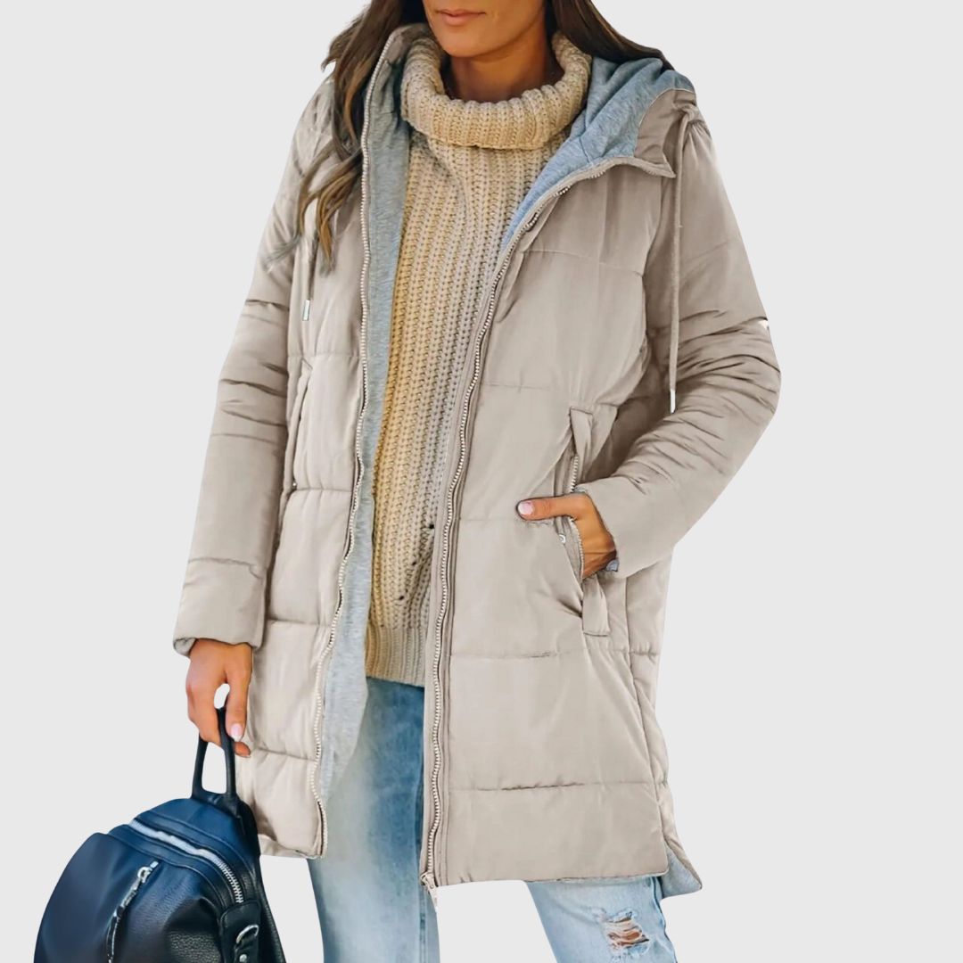 YILA - Hooded Puffer Down Jacket