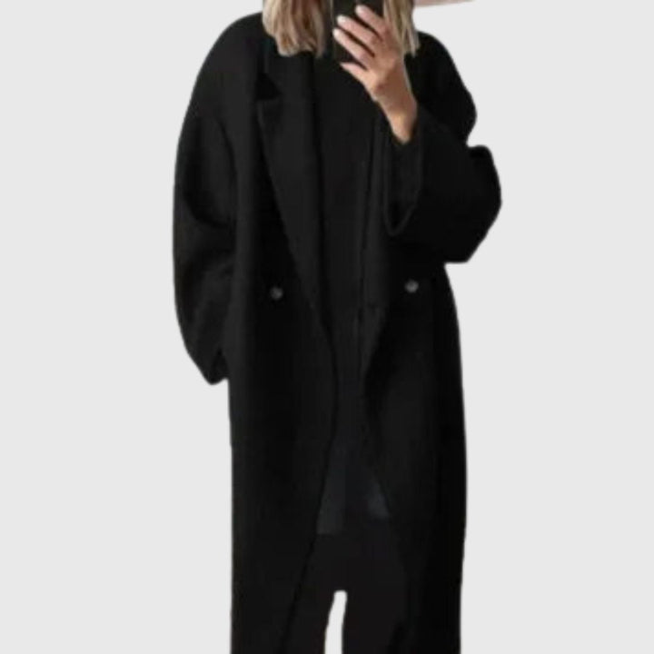 Violet - Oversized Button-Down Coat