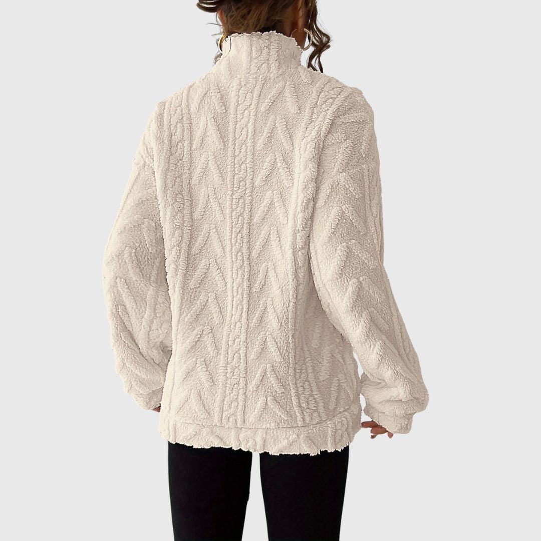 Maeve - Cozy Zip-Up Sweatshirt
