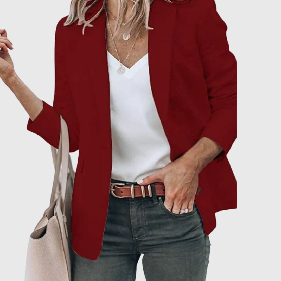 Grace - Trendy Open Front Blazer