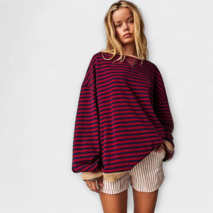 Mary - Striped Oversized Sweater