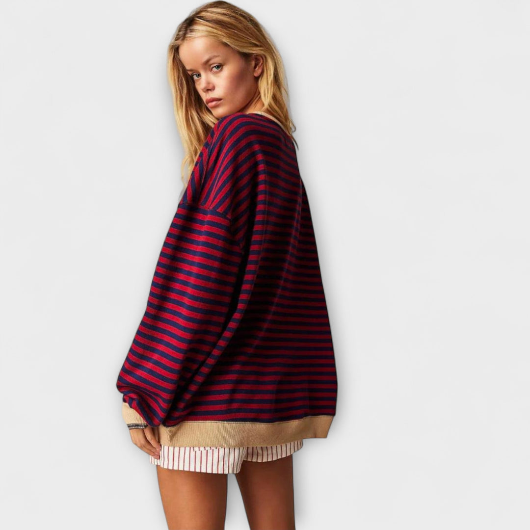 Mary - Striped Oversized Sweater