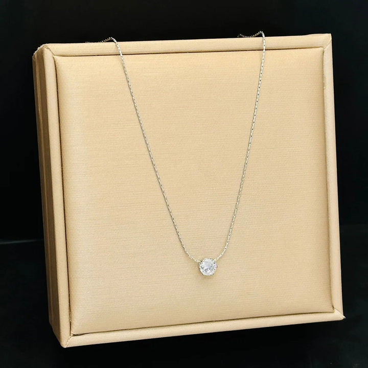 Moissanite Stone Necklace