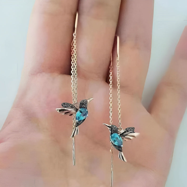 Hummingbird Shaped Earrings
